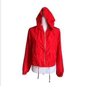 Cisono Active Hoodie Front Zip Jacket Size Small